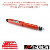 OUTBACK ARMOUR SUSPENSION KIT FRONT EXPD KIT A PATROL GU Y61 WAGON 1997 +